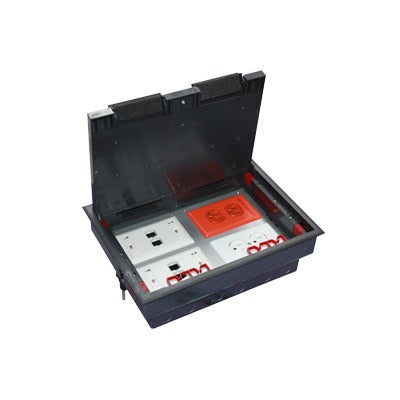 Floor Socket Box (M4) Supplies Power and Data (11000-43401)
