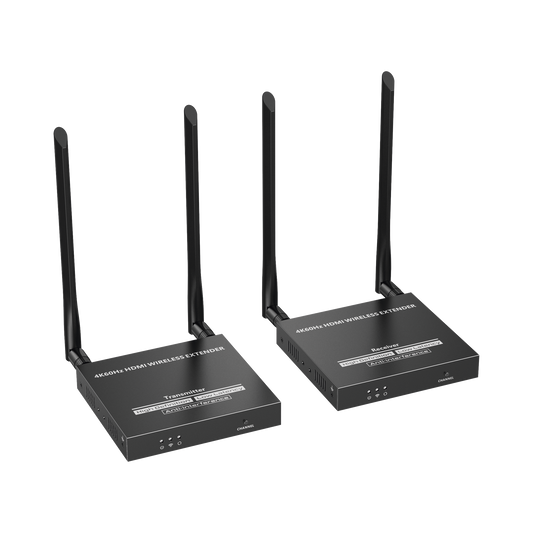 Wireless HDMI 4k extender kit at 30 meters, Zero Latency, 60G, free of interference and stable security.