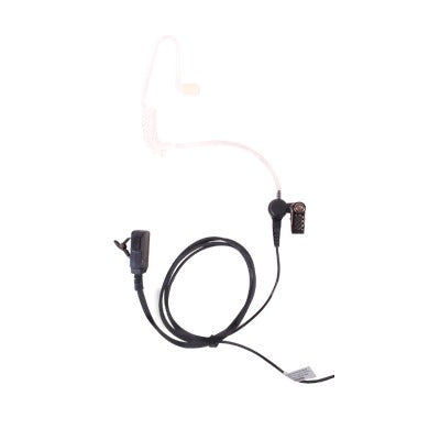 Lapel Microphone - Earphone with Acoustic Clear Tube for KENWOOD TK3230 / 3000 /3402 /3312 / 3360 / 3170, NX240 / 340 / 220 / 320 / 420