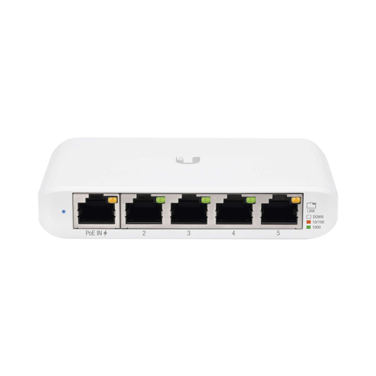 UniFi Compact 5-Port Gigabit Switch, one port also supports 802.3af/at PoE input