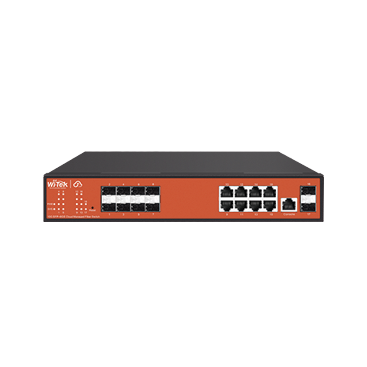 WI-CGS5018 Cloud Switch with 8 Gigabit Ports and 10 Gigabit SFP Slots (L2)