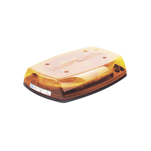 MicroBar Ultra Lights, amber dome and amber LED Color, Ideal for Private Security