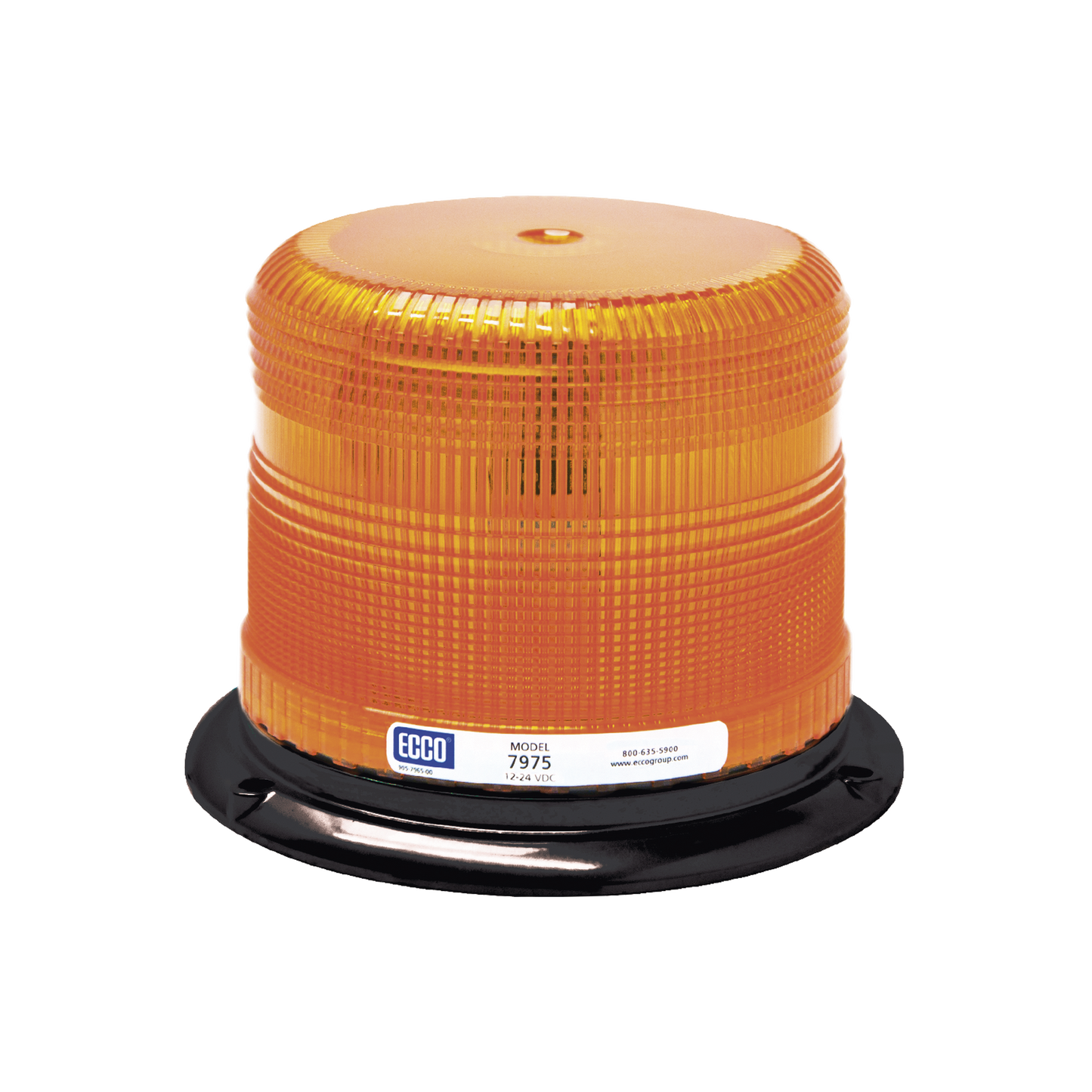 Series Pulse® II LED beacons , amber with permanent assembly
