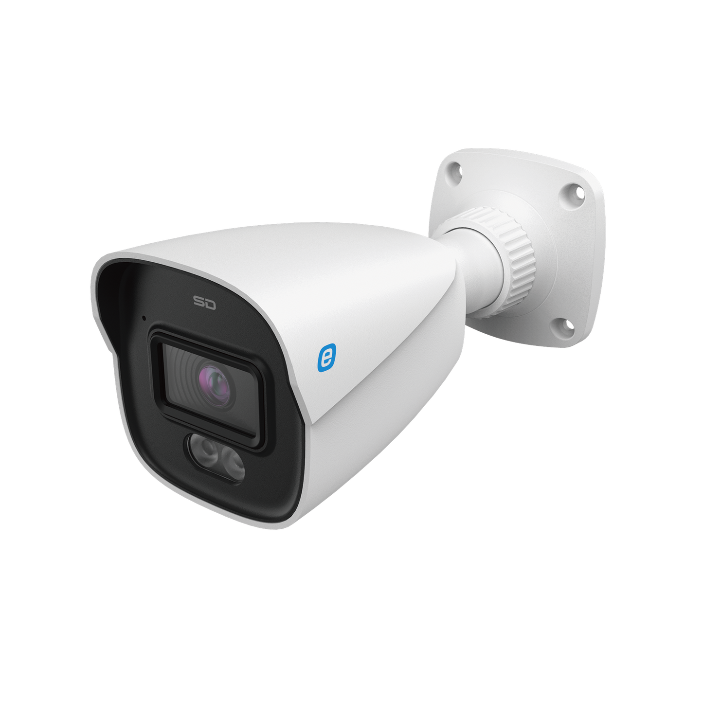 Bullet IP 4 MP / 24/7 Color Image / POE / White Light 98ft (30m) / WDR / Micro SD / IP67 / 2.8 mm Lens / Built-In Microphone / Cloud Video Recording / Metal Housing