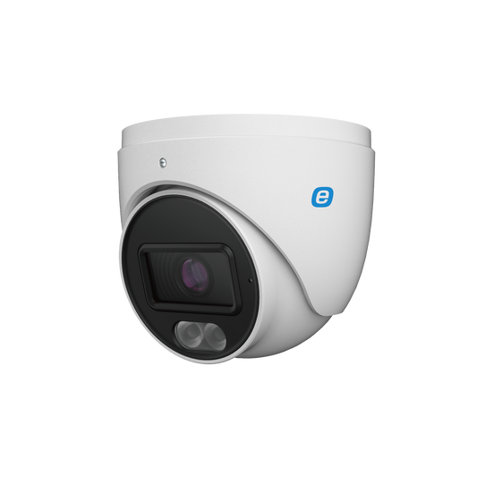 Turret IP 4 MP / 24/7 Color Image / POE / White Light 98ft (30m) / WDR / Micro SD / IP67 / 2.8 mm Lens / Built-In Microphone / Cloud Video Recording / Metal Housing
