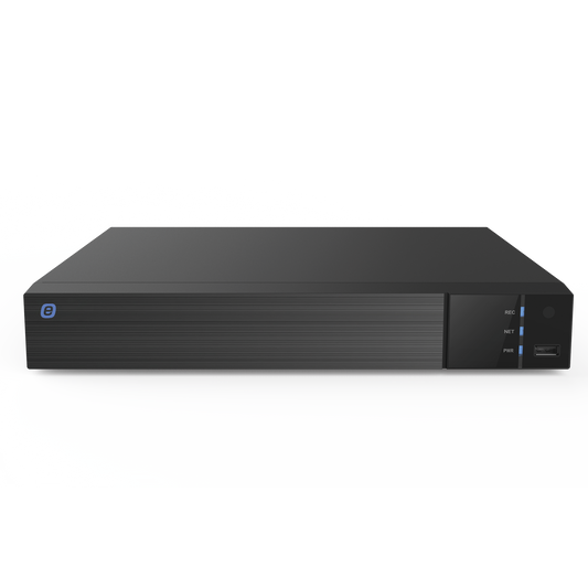 [ Face Recognition ] NVR 8MP (4K) / 8 Channels IP / 8 POE Ports / Support 1 Hard Disk / Video Output in 4K / H.265+ / Cloud Video Recording