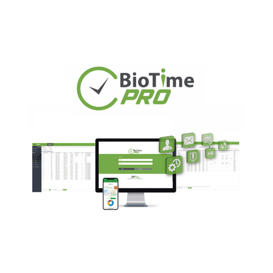 BIOTIMEPRO Web-Based Time And Attendance Management Software STANDARD License for 20 devices and 2000 employees